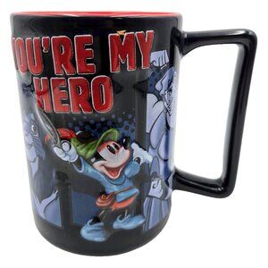 Disney Mickey Mouse You’re My Hero Mug Tarzan Hercules Simba Aladdin 3D Cup Read